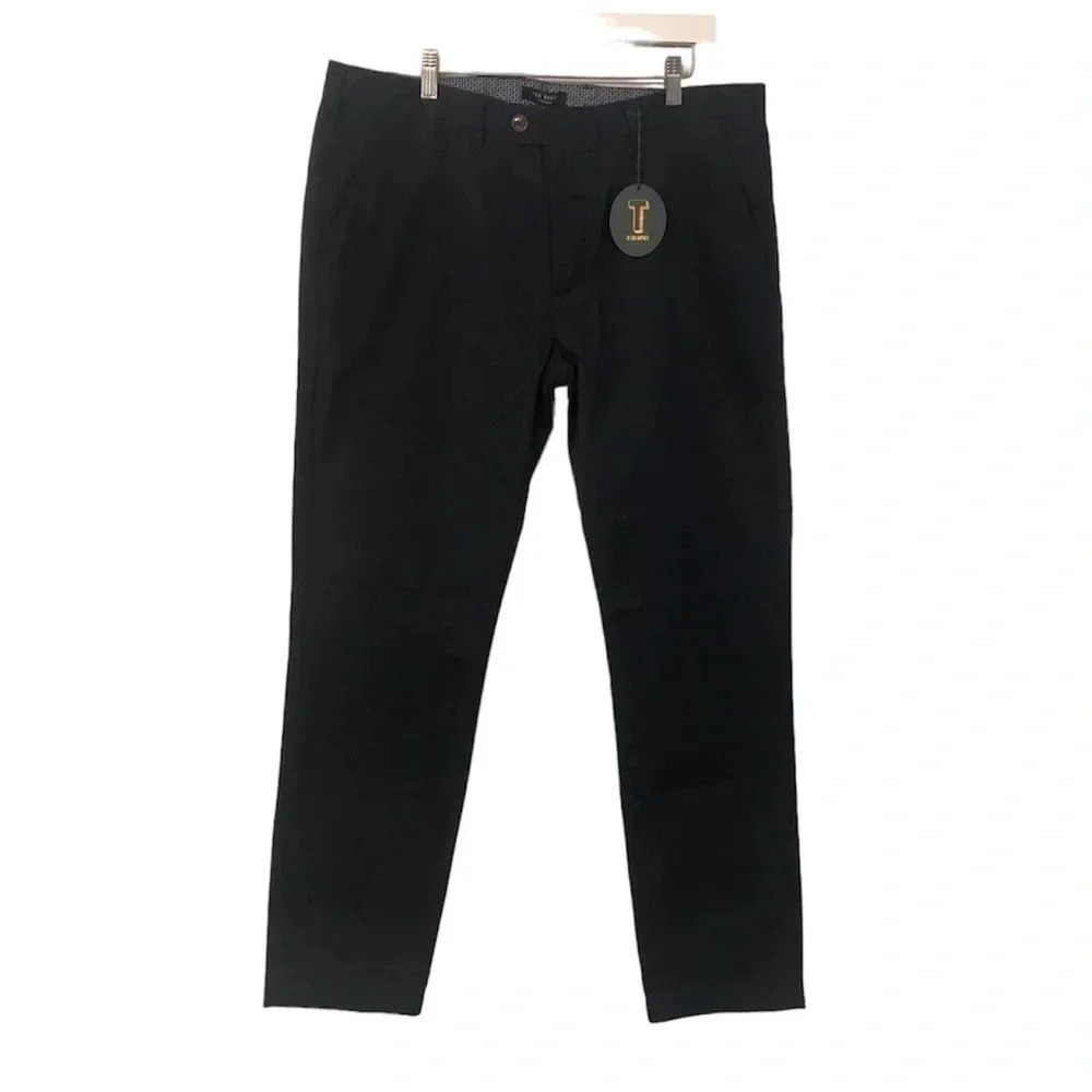Ted Baker London Tapered Slim Fit Navy Dress Pants Size 36R NWT